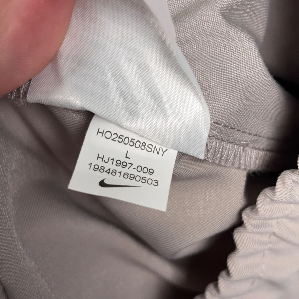 Nike Club Woven Tapered Pants Mens Size L College Gray Polyester Drawstring
